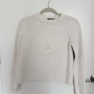 Quince Ribbed Crew Cotton Sweater
